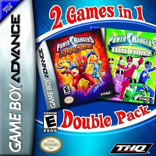 2 Games in 1: Power Rangers: Ninja Storm / Power Rangers: Time Force box art