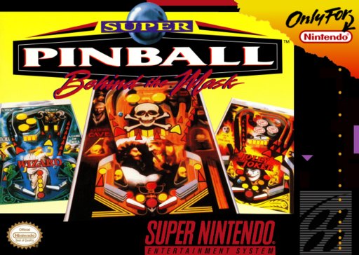 Super Pinball: Behind the Mask box art