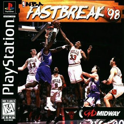 NBA Fastbreak '98 box art