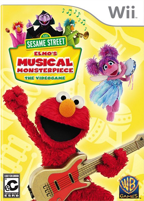 Sesame Street: Elmo's Musical Monsterpiece: The Videogame box art