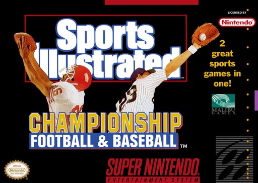 Sports Illustrated Championship Football _ Baseball box art