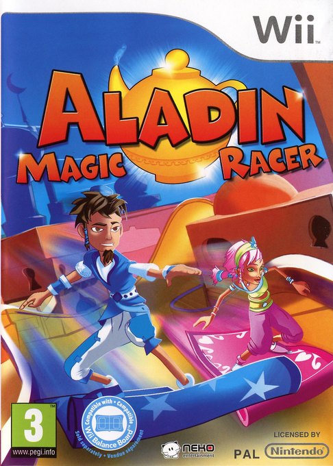 Aladin Magic Racer box art