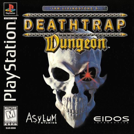 Ian Livingstone's Deathtrap Dungeon box art