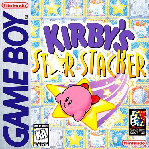 Kirby's Star Stacker box art