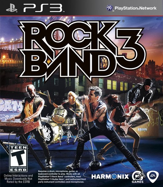 Rock Band 3 box art