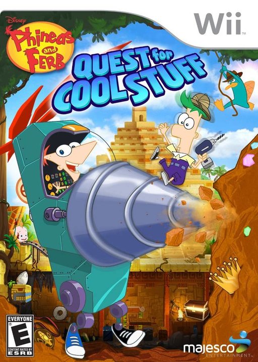 Disney Phineas and Ferb: Quest for Cool Stuff box art