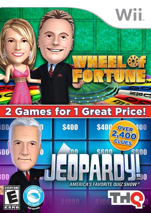 2 Games for 1 Great Price! Wheel of Fortune _ Jeopardy! box art