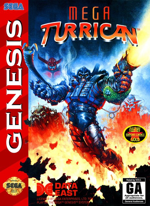 Mega Turrican box art
