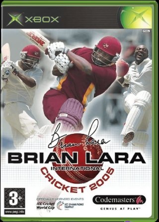 Brian Lara International Cricket 2005 box art