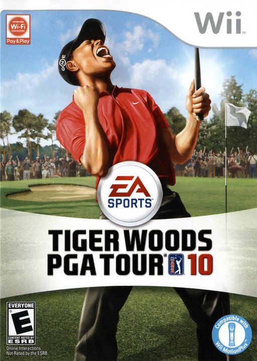 Tiger Woods PGA Tour 10 box art