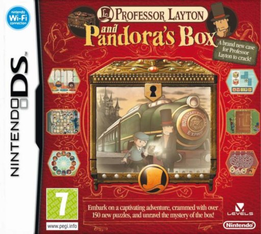 Professor Layton and Pandora's Box box art