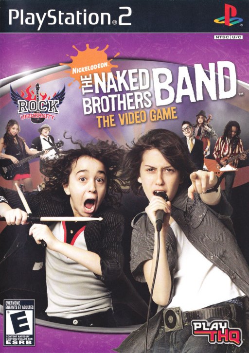 Nickelodeon The Naked Brothers Band: The Video Game box art
