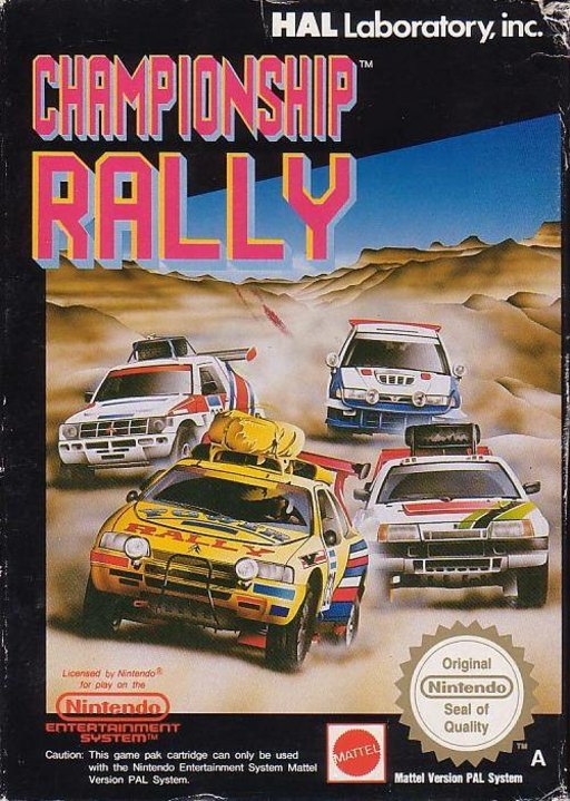Championship Rally box art