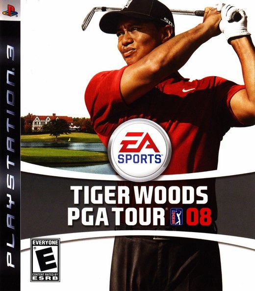 Tiger Woods PGA Tour 08 box art