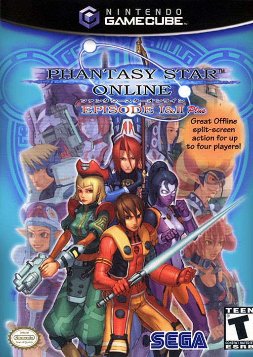 Phantasy Star Online Episode I _ II Plus box art