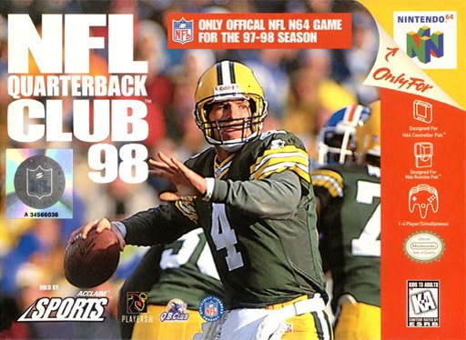 NFL Quarterback Club 98 box art