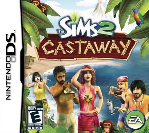 The Sims 2: Castaway box art
