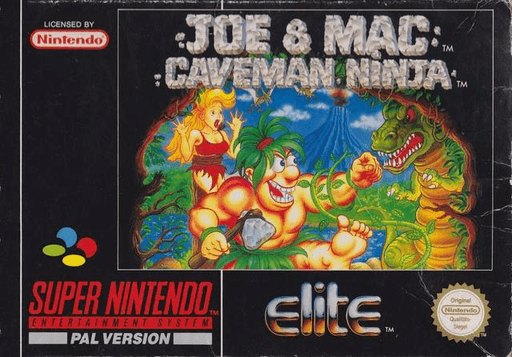 Joe _ Mac: Caveman Ninja box art