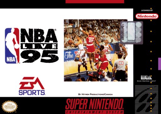 NBA Live 95 box art