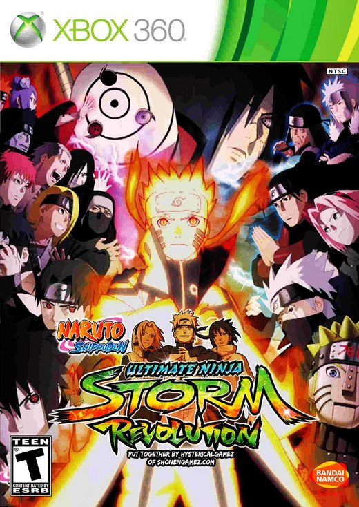 Naruto Shippuden: Ultimate Ninja Storm Revolution box art