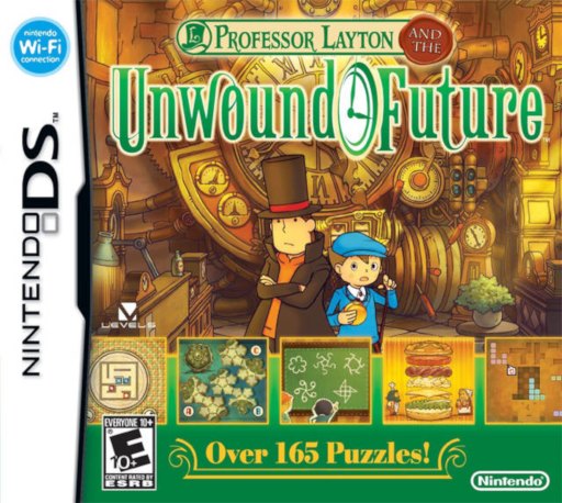 Professor Layton and the Unwound Future box art