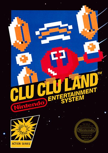 Clu Clu Land box art