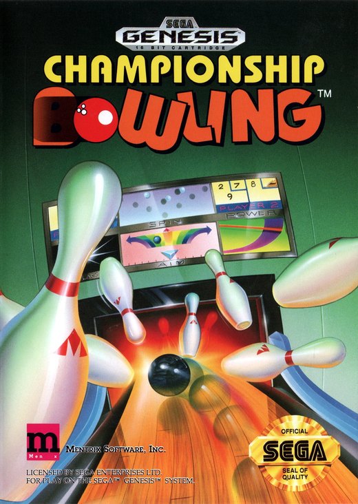 Championship Bowling box art
