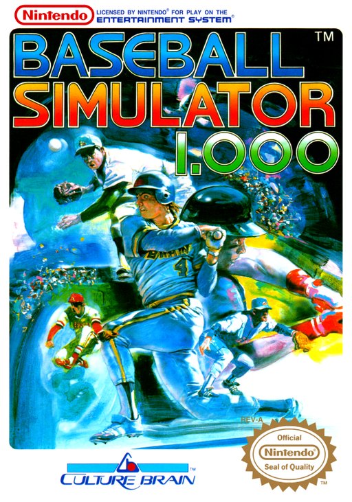 Baseball Simulator 1.000 box art