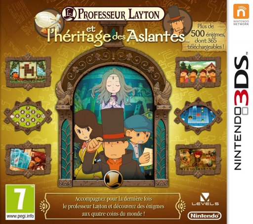 Professeur Layton et l'Heritage des Aslantes box art