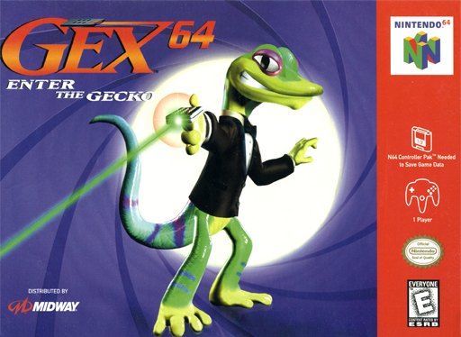 Gex 64: Enter the Gecko box art