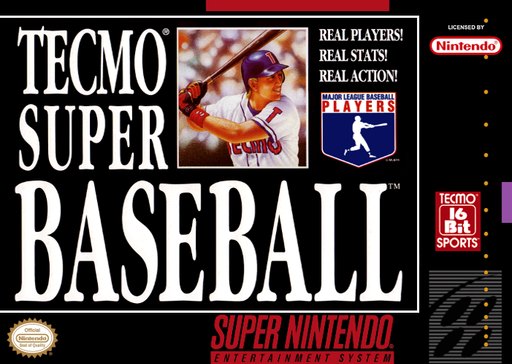 Tecmo Super Baseball box art