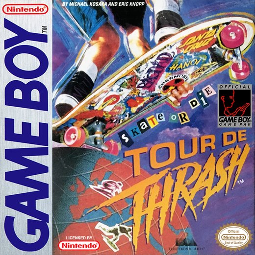 Skate Or Die: Tour de Thrash box art