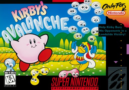 Kirby's Avalanche box art