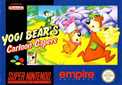 Yogi Bear's Cartoon Capers box art
