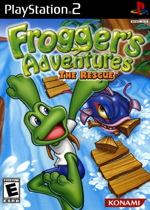 Frogger's Adventures: The Rescue box art