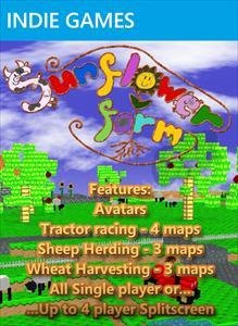 Sunflower farm box art