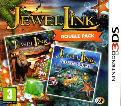 Jewel Link Double Pack: Safari Quest and Atlantic Quest box art