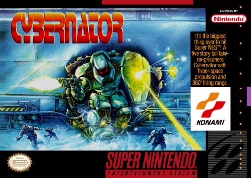 Cybernator box art