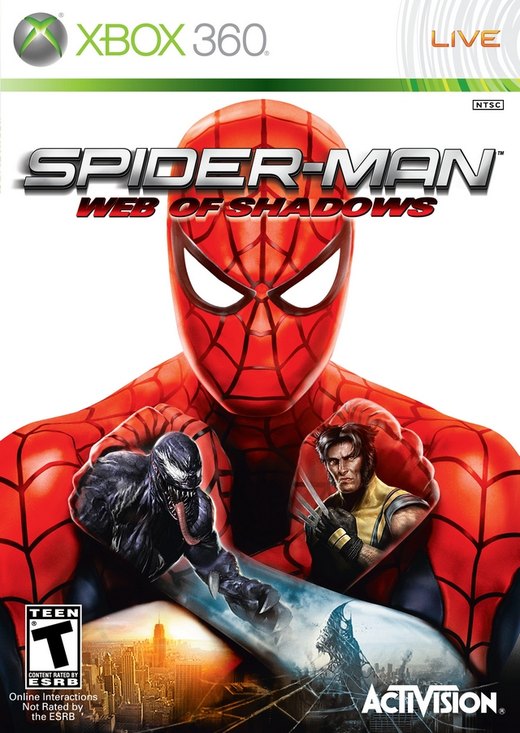 Spider-Man: Web of Shadows box art