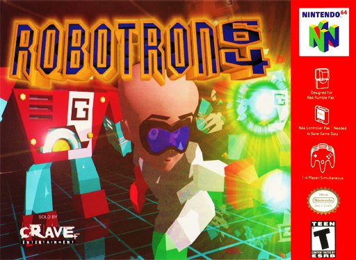 Robotron 64 box art
