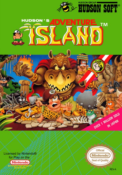 Hudson's Adventure Island box art