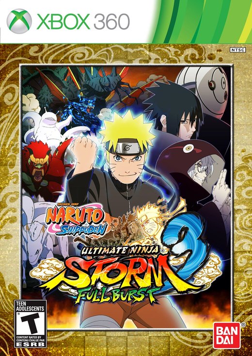 Naruto Shippuden: Ultimate Ninja Storm 3 Full Burst box art