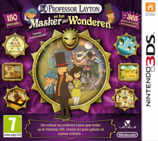 Professor Layton und die Maske der Wunder box art