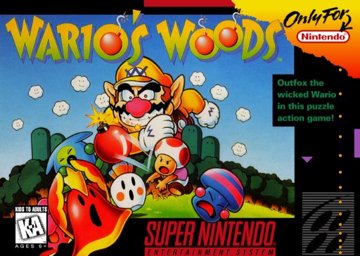 Wario's Woods box art