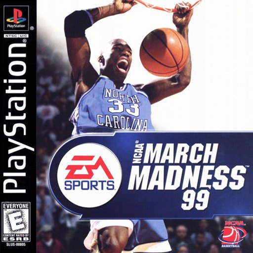 NCAA March Madness 99 box art