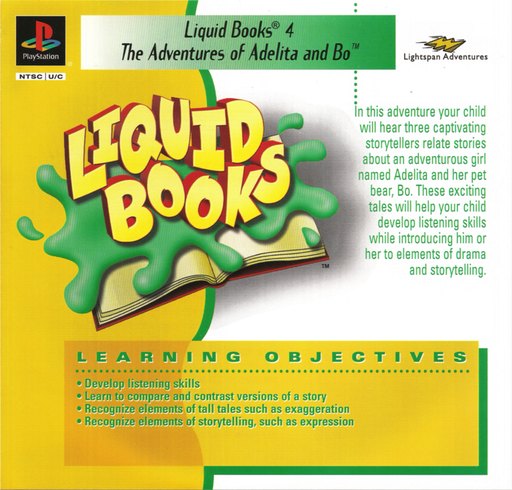 Liquid Books Adventure 4: The Adventures of Adelita and Bo box art