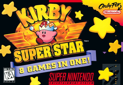 Kirby Super Star box art