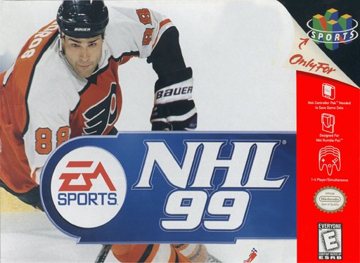 NHL 99 box art