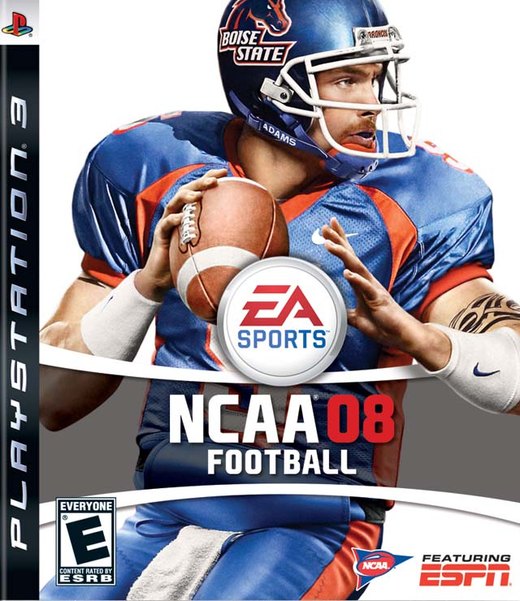 NCAA Football 08 box art