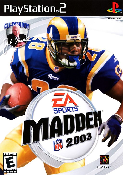 Madden NFL 2003 box art